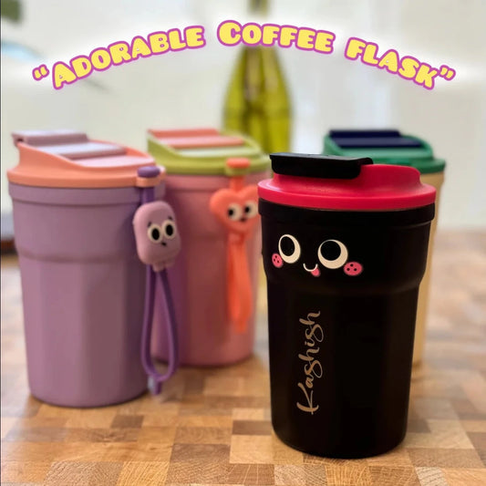 Cute Kuchii kuu Coffee Flask - 450 ML