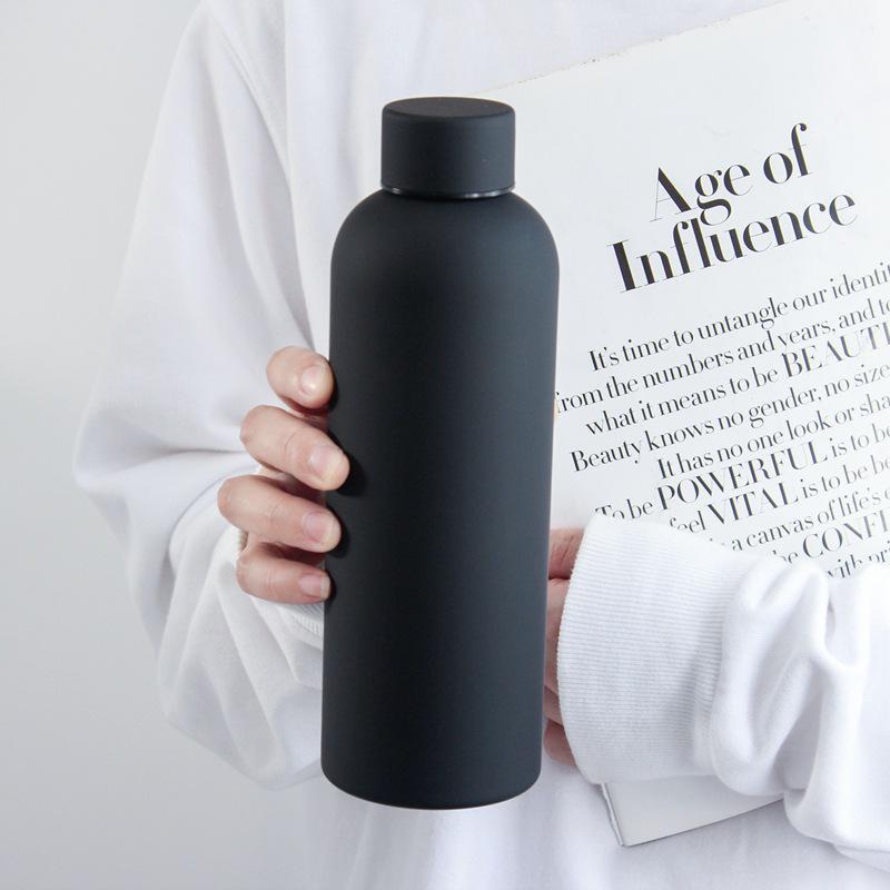 Matte Finish Double Walled Insulated Hot & Cold Bottle - 500 ML